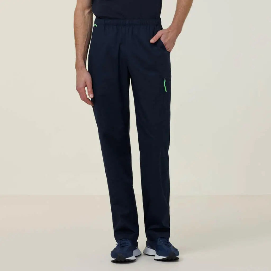 Rontgen Elastic Waist Scrub Pant CATQ4F-BLA Metro Workwear.